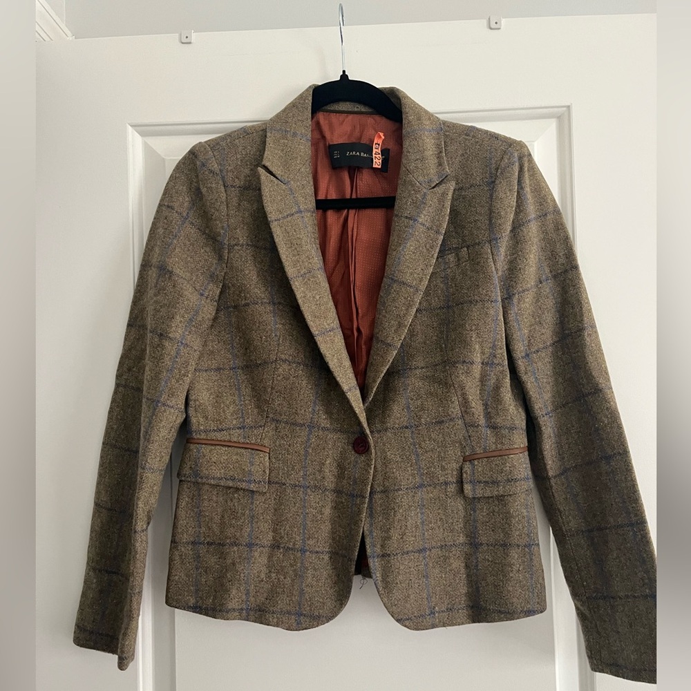 Zara Tweed Sport Jacket or Blazer, size L (EU)